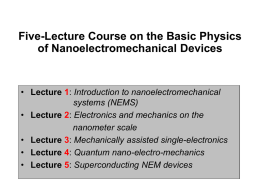 Five Lecture Course on Basic Physics of