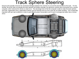 Delorean ATG Track Sphere Steering