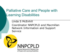 The Mental Capacity Act and People with Learning Disabilities