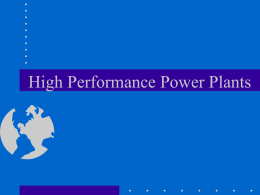 High Performance Powerplants