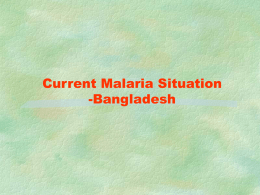 Current Malaria Situation