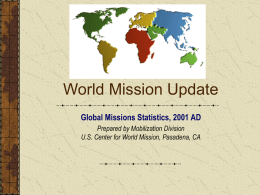 World Mission Update