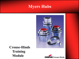 Myers Hubs - Cooper Crouse