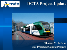 Construction Update APTA 2001 Rail Transit Conference