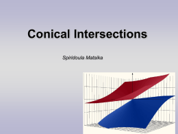 The Role of Conical Intersections in Non