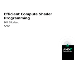 Efficient Compute Shader Proramming - Home
