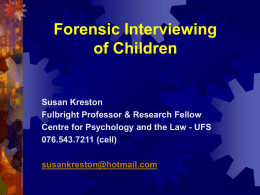 FORENSIC INTERVIEWING