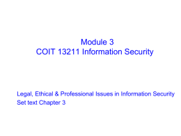 Introduction to Information Security Chapter N