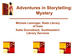 Adventures in Storytelling: Mystery