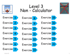 Level 3 - mathsrevision