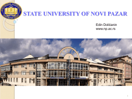 state university of novi pazar