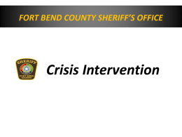FORT BEND COUNTY SHERIFF’S OFFICE