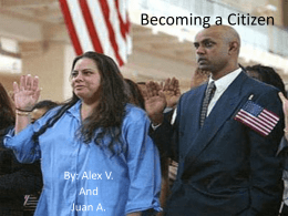 Becoming a Citizen