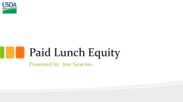 Paid Lunch Equity - New Mexico Public Education Department