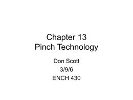 Chapter 13 Pinch Technology - UTC Engineering Lab Web
