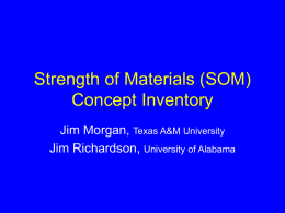Strength of Materials Concept Inventory