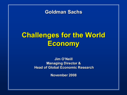 Outlook for World Economies & Markets