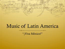 Music of Latin America
