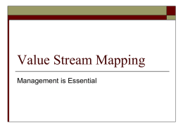 Value Stream Mapping-A