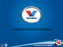 Valvoline Cummins Limited