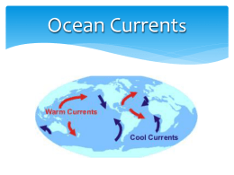 Ocean Currents - Mrs. NormanScience