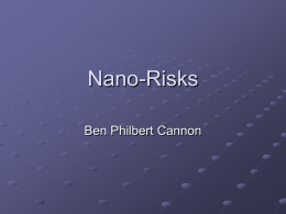 Nano-Risks - Utah State University