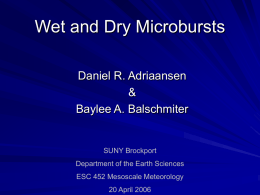 Wet and Dry Microburst