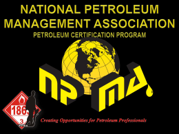 Petroleum Certification Course (IE)