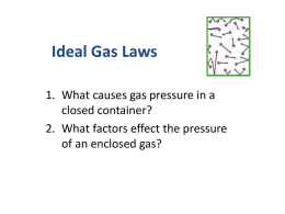 Ideal Gas Laws