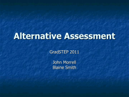 Alternative Assessment - Center for Teaching | Vanderbilt