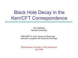 The Kerr/CFT Correspondence