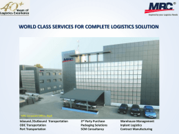 MRC LOGISTICS PVT. LTD.