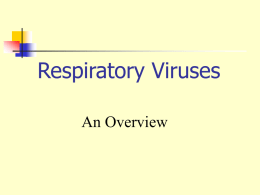 Respiratory Viruses
