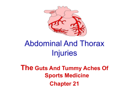 ABDOMINAL AND THORAX INJURIES