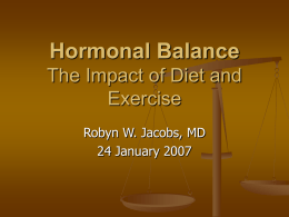Hormonal Balance The Impact of Exericse