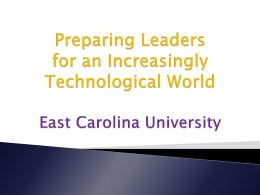 Prepare to Teach Mathematics or Science at East Carolina
