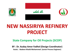 NEW NASSIRIYA REFINERY PROJECT