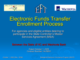 Electronic Payment Program Agency Participation Process