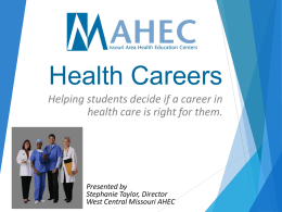 Health Careers - Project Lead the Way