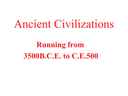 Ancient Civilizations - Home