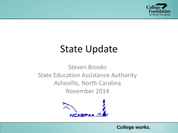 State Update - Welcome | NCASFAA