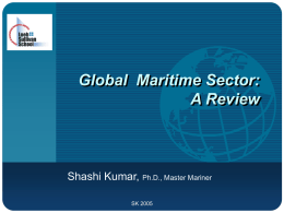 The U.S. Merchant Marine and Maritime Industry: A Review