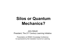 Silos and Quantum Mechanics?
