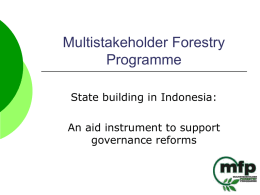 Nonette Royo - Multistakeholder Forestry Programme