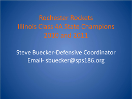 Rochester Rockets Illinois Class 4A State Champions 2010