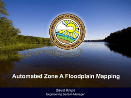 Part 5.b. Automated Zone A Floodplain Mapping
