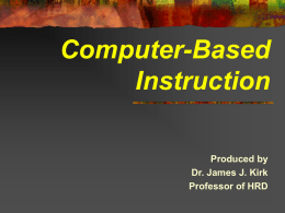 Computer-Based Instruction