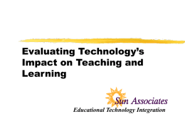 Evaluating Educational Technology Planning and Implementation