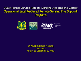 Remote Sensing in the Forest Service