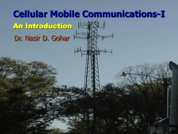 Satellite Communications - Dr. N.D. Gohar, HoD CSE